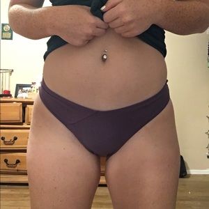 New purple bathing suit bottoms